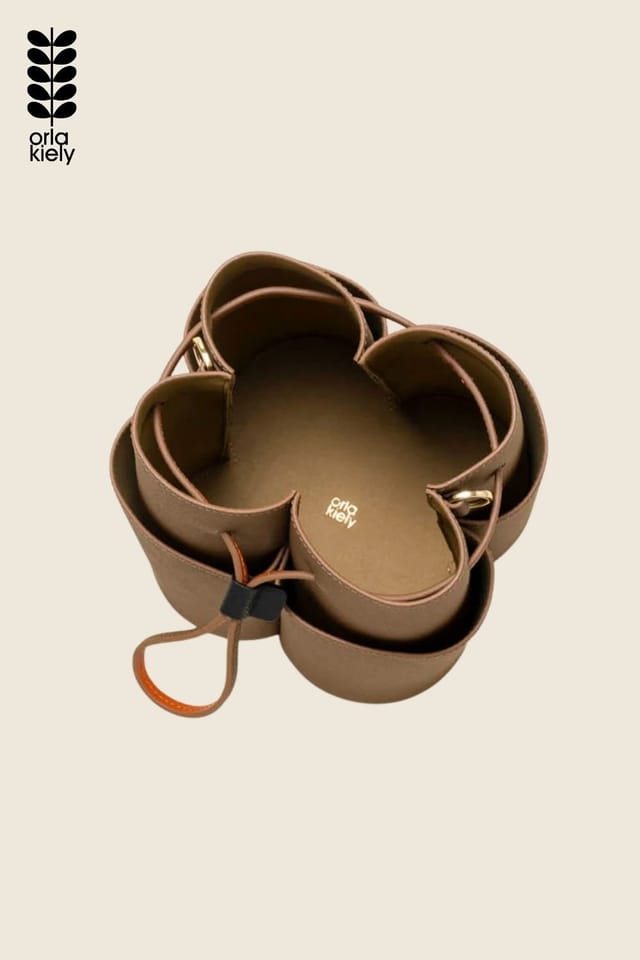Orla Kiely Orla Kiely Women's Flower Petal Crossbody - Brown - 3