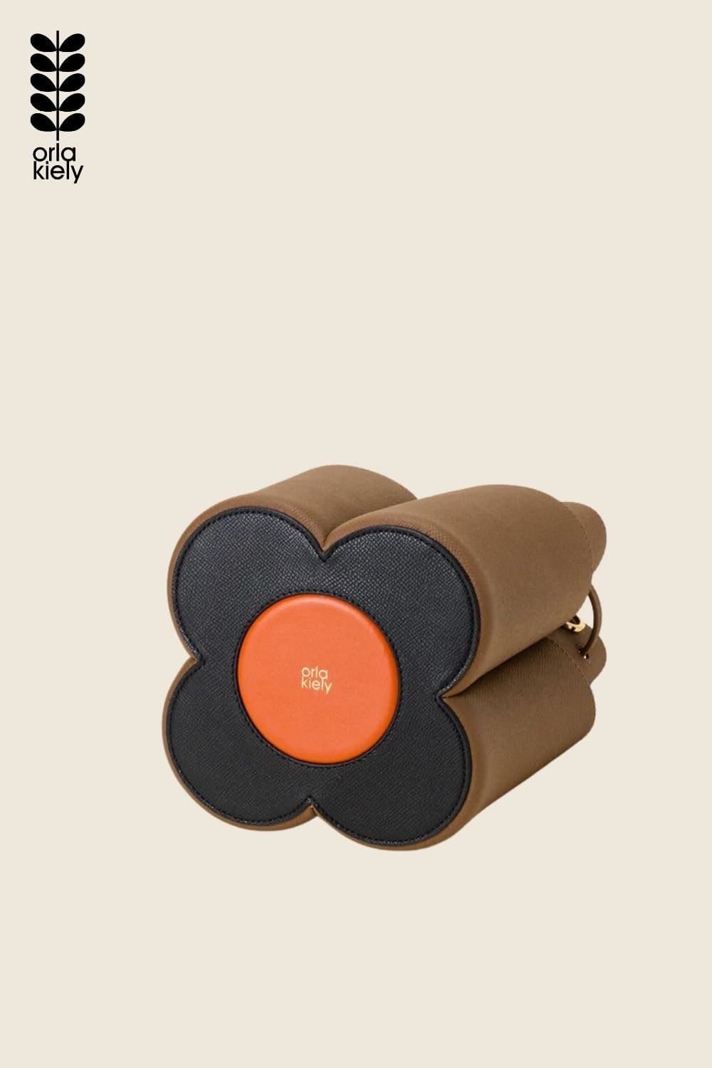Orla Kiely Orla Kiely Women's Flower Petal Crossbody - Brown - 4