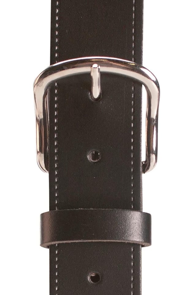 Hawkdale Hawkdale Men's 1.5" Genuine Leather Belt in Black - 2