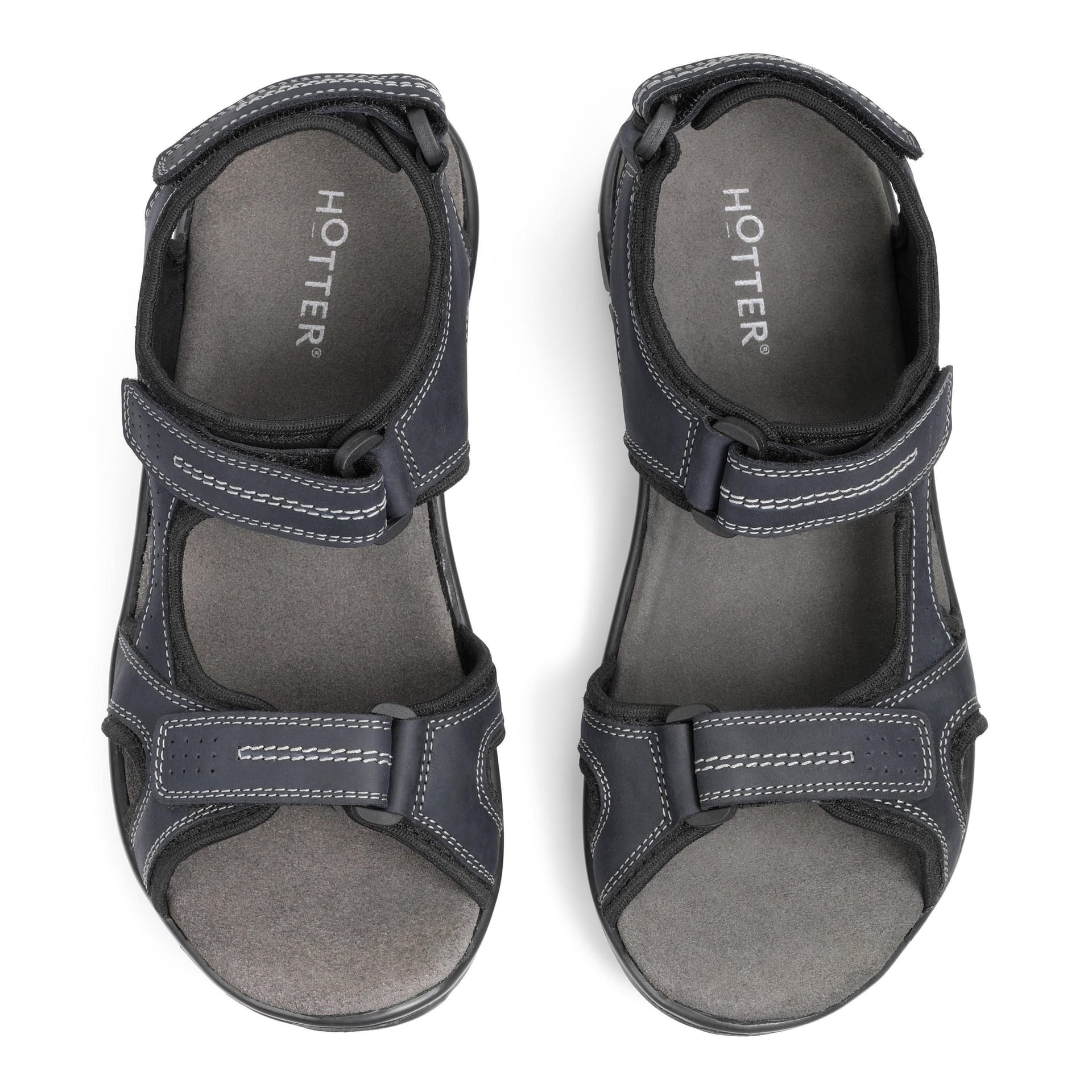 Hotter Hotter Men's 'Lorenzo' Sandals in Dark Blue - 4
