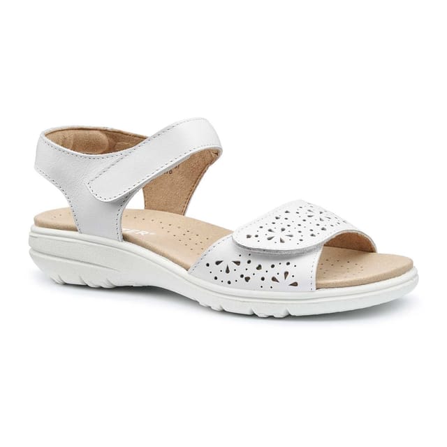 Hotter Hotter Women's Wide Fit 'Leah II' Sandals in White - 2