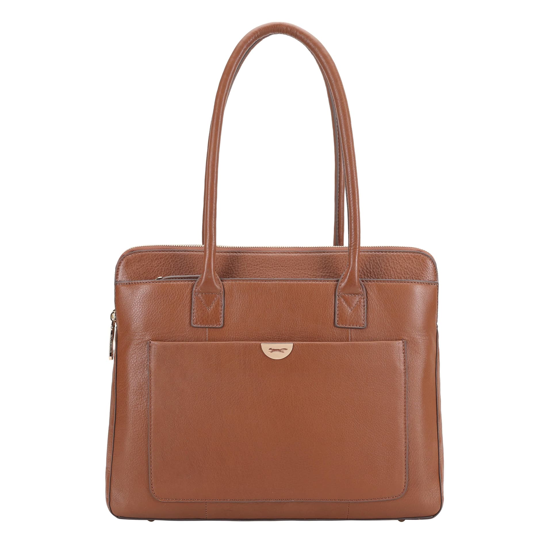 Paul Costelloe Paul Costelloe Women's Lorca Leather Shoulder Bag in Tan
