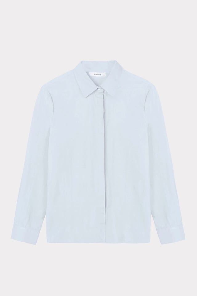 Kettlewell Kettlewell Women's Mayfair Classic Shirt in Pale Blue - 2