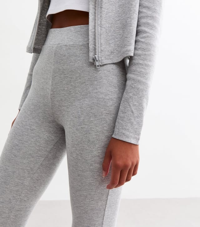 New Look Girls' Grey Flared Leggings New Look - 2