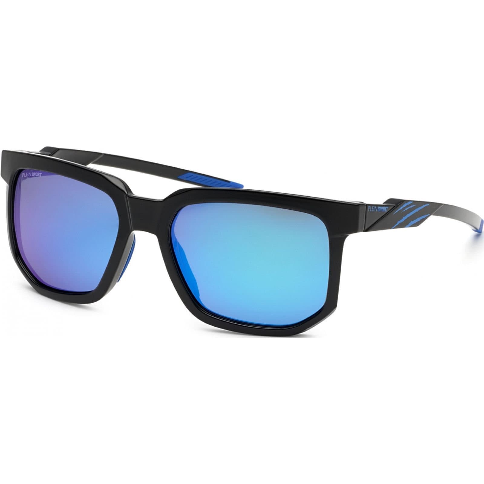 Plein Sport Plein Sport Men's SSP011-56Z42Z Square/Rectangle Sunglasses in Black