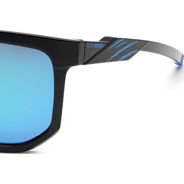 Plein Sport Plein Sport Men's SSP011-56Z42Z Square/Rectangle Sunglasses in Black - 2