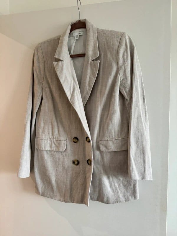 Topshop Topshop oatmeal blazer - 1