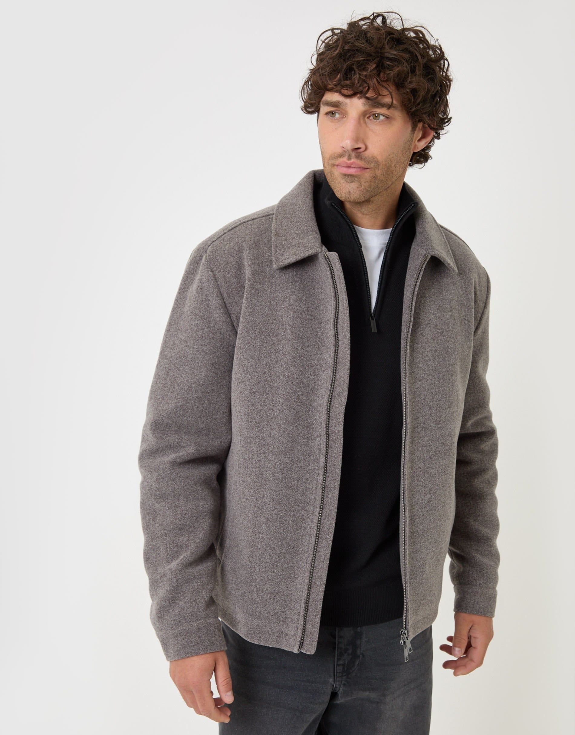 Threadbare threadbare Men's Lightweight Collared Jacket in Beige