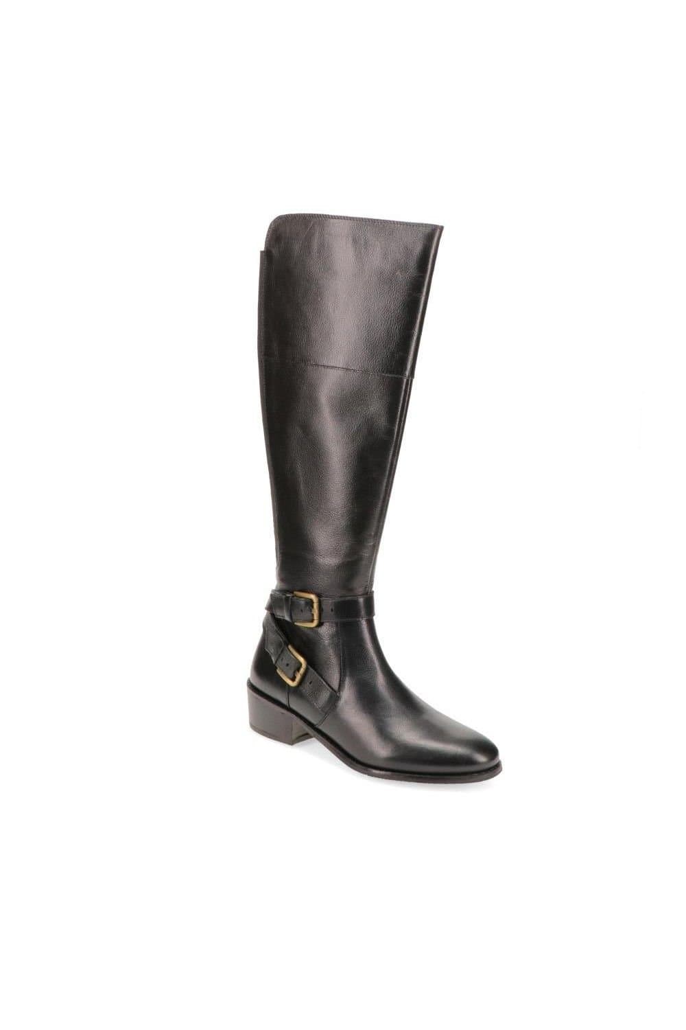 Jones Bootmaker Jones Bootmaker Black Leather Knee-High Boots