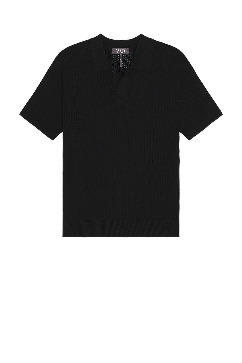 revolve Relaxed Open Knit Polo