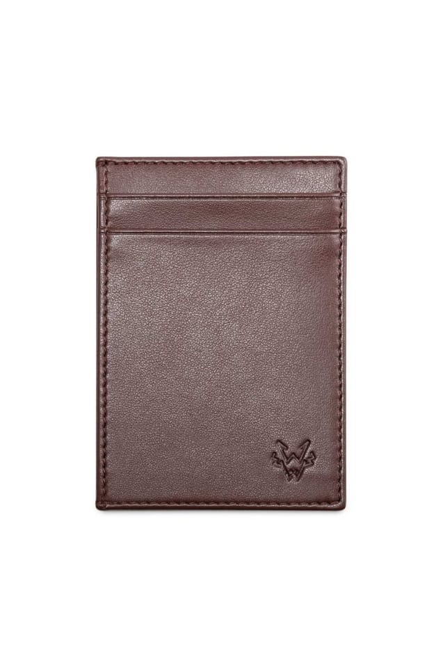 Watson & Wolfe Watson & Wolfe Men's Slim Card Holder in Brown - 3