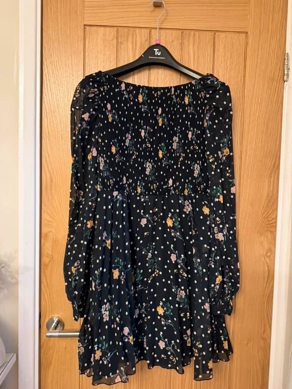ASOS floral chiffon dress