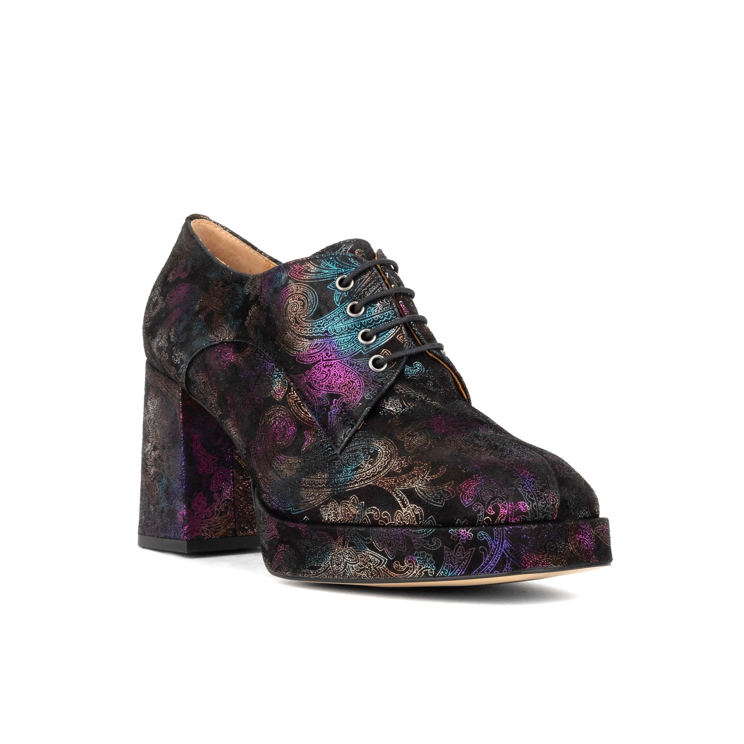 Embassy London Embassy London Women's Roulette Platform - Black Foil - 2