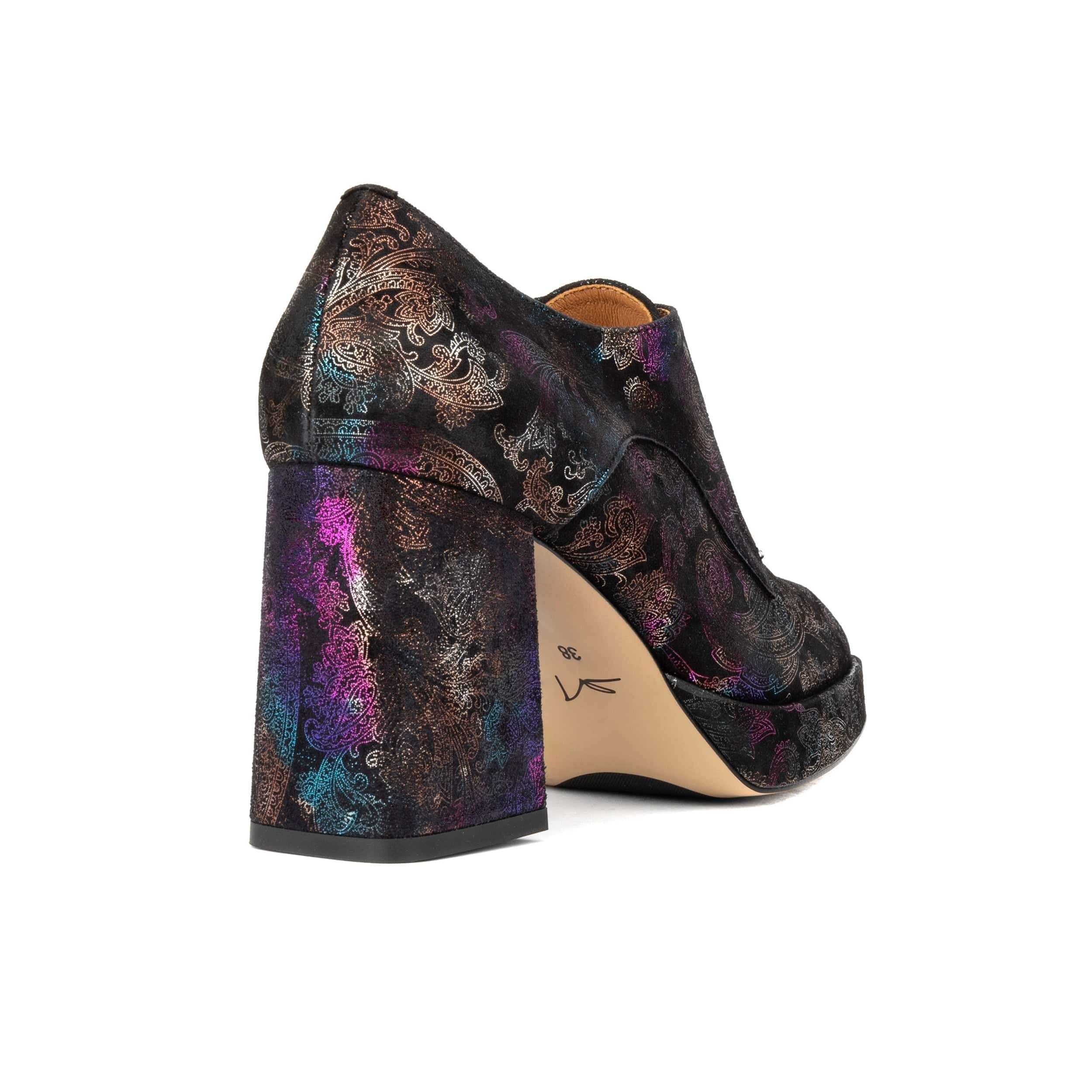 Embassy London Embassy London Women's Roulette Platform - Black Foil - 4