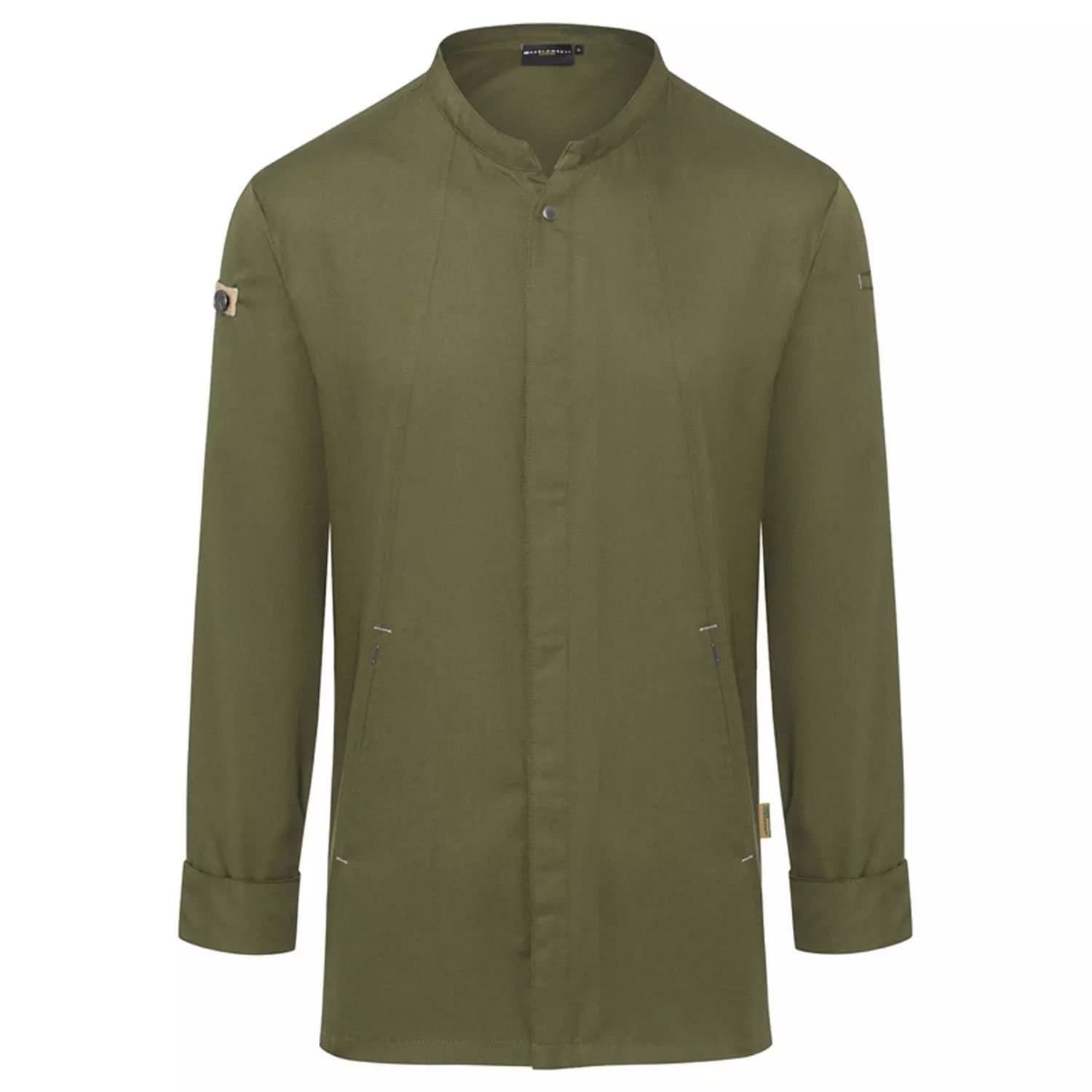 Karlowsky Karlowsky Men's Green-Generation Chef Jacket in Bottle Green