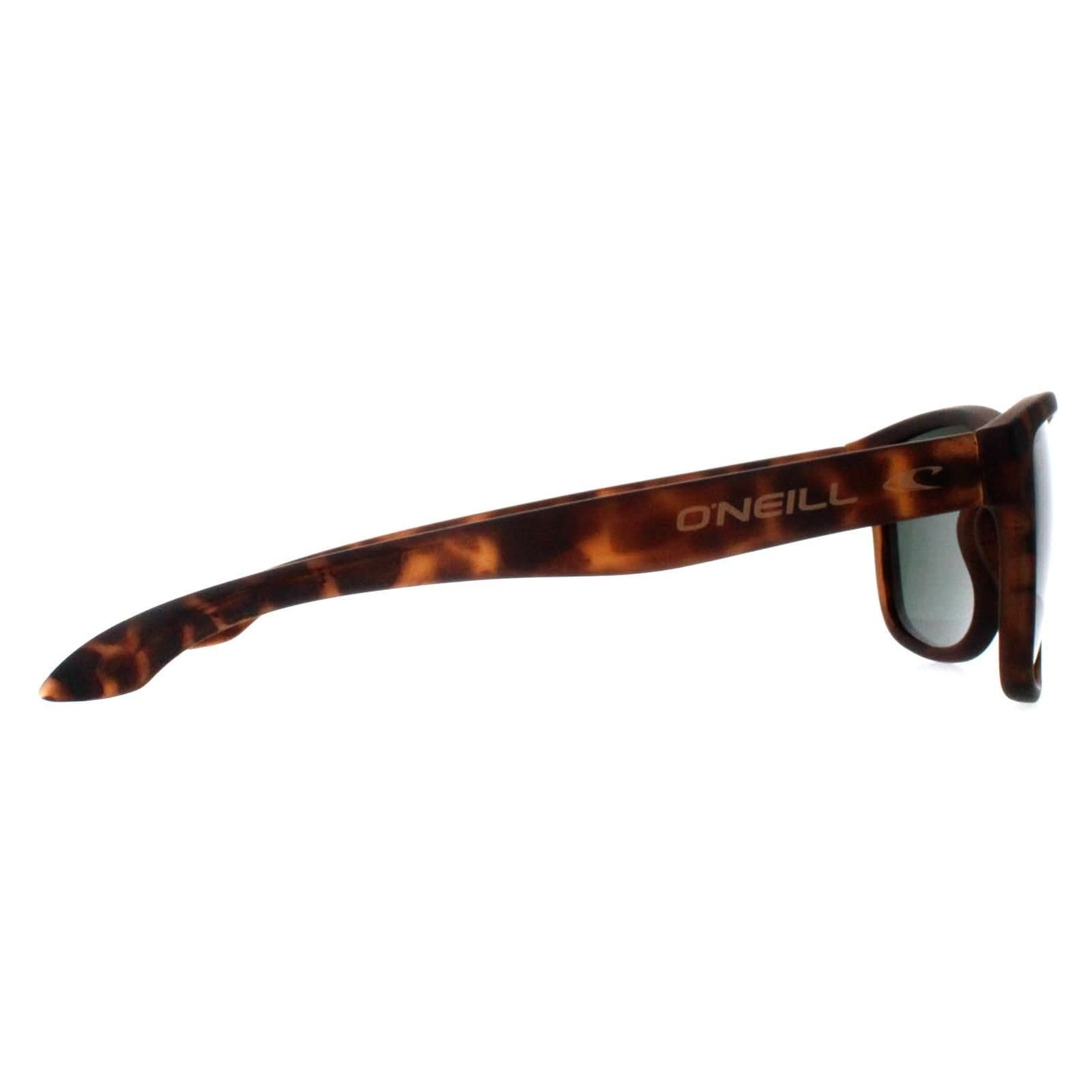 ONeill O'Neill Men's Oval Matte Tortoise Green Polarized Coast in Brown - 4