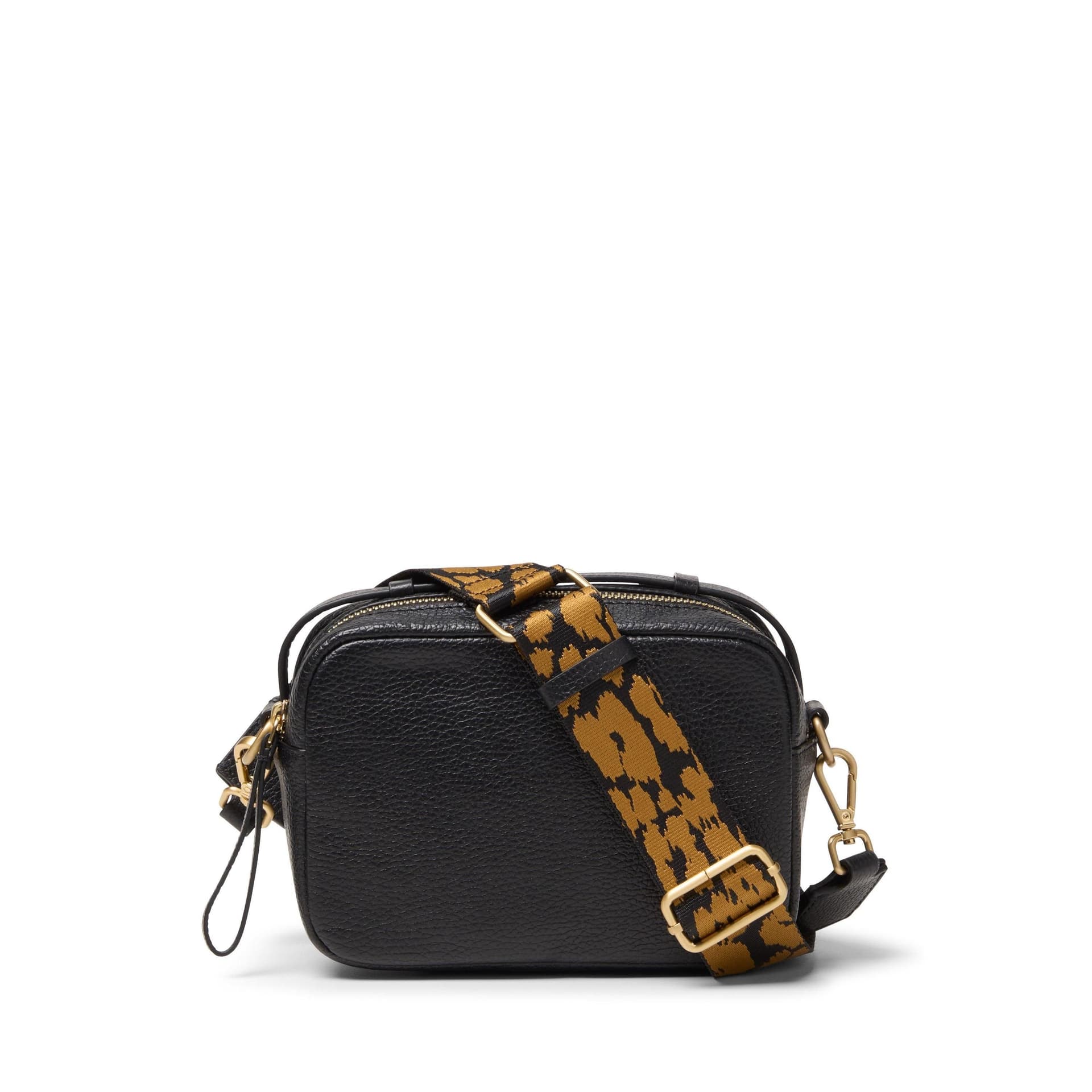 Clarks Clarks Women's Camera Cross Black Leather Shoulder Bag, Cross Body Bag