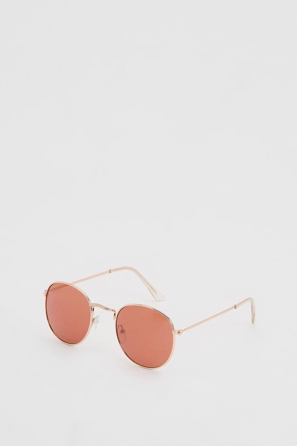 Burton Burton Men's Gold Metal Round Sunglasses