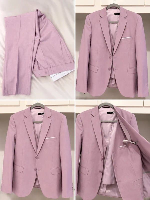 ASOS Men’s 3-Piece Suit Set – Blazer, Vest & Trousers