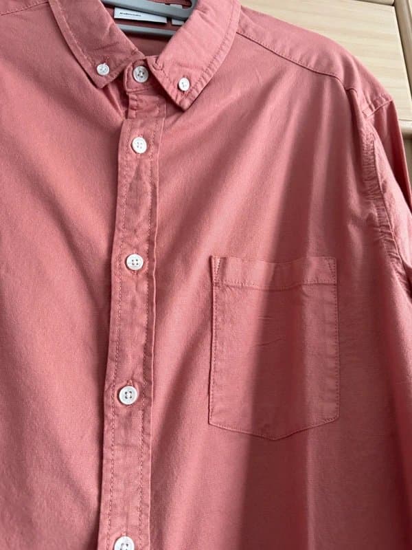 ASOS Design Mens ASOS Design Shirt - Salmon Colour - L