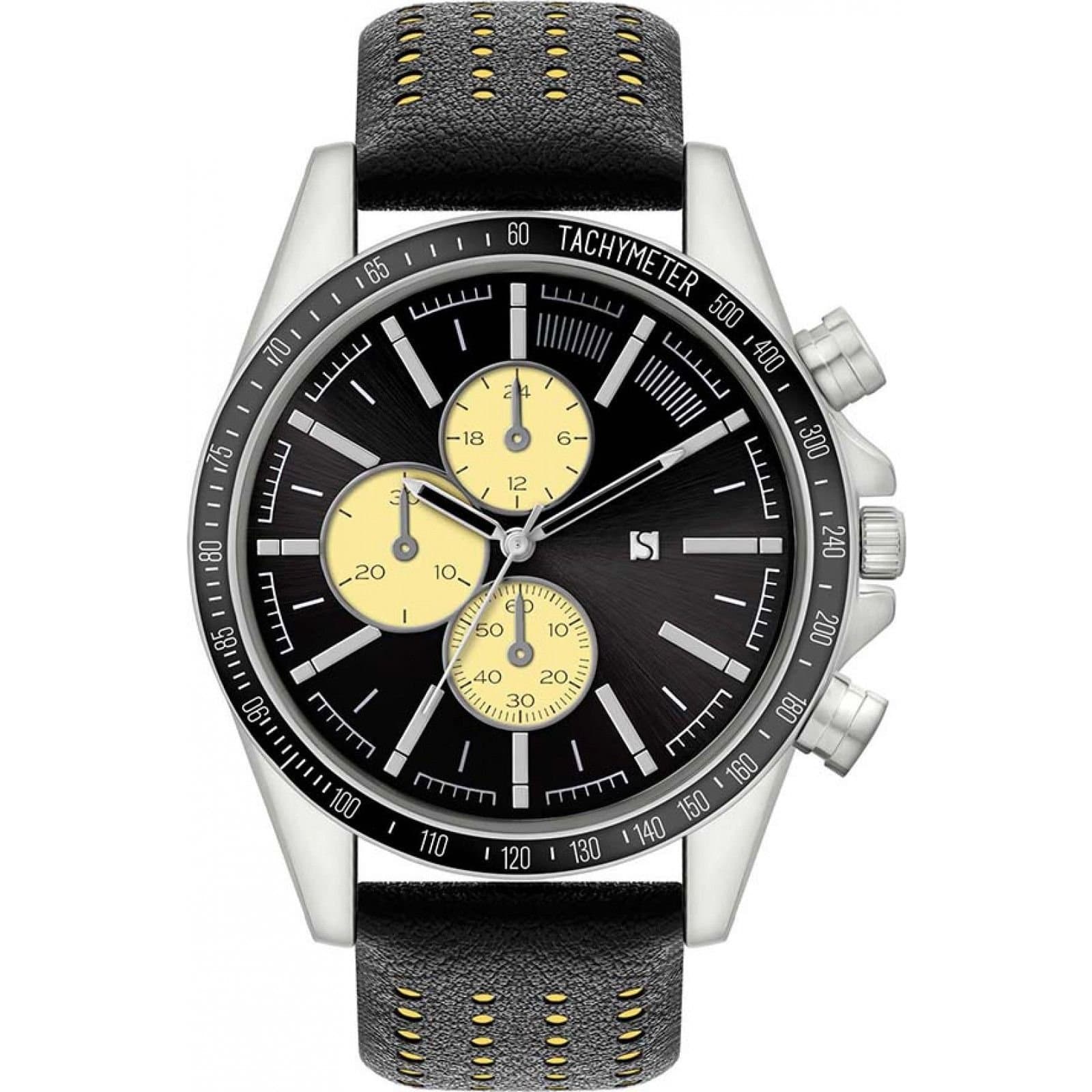 Spirit Spirit Men's ASPG61 40mm Quartz Watch in Black