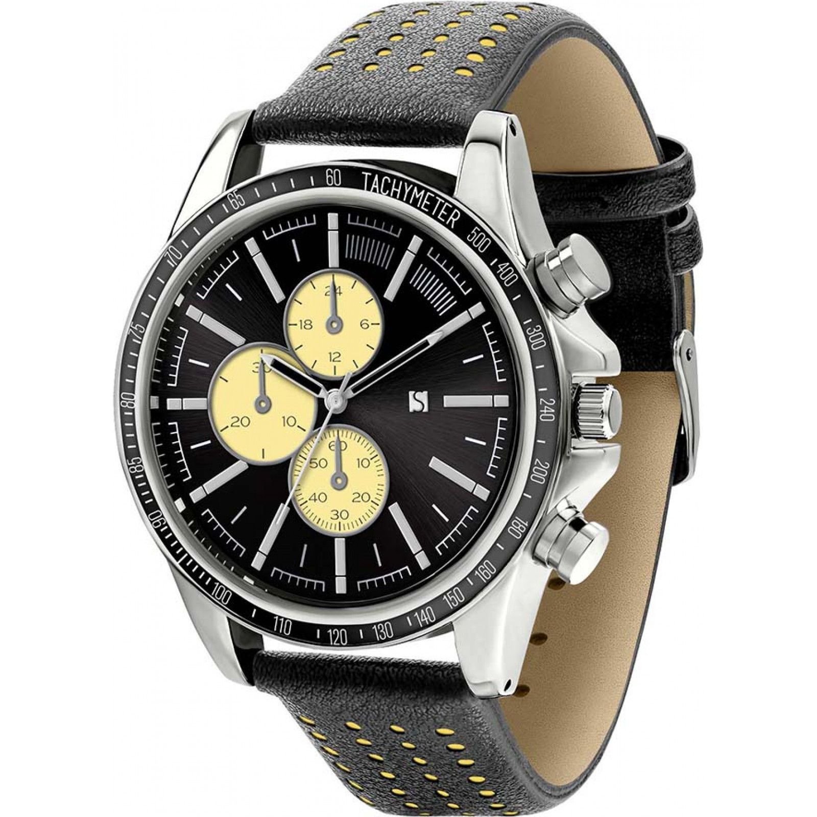 Spirit Spirit Men's ASPG61 40mm Quartz Watch in Black - 2