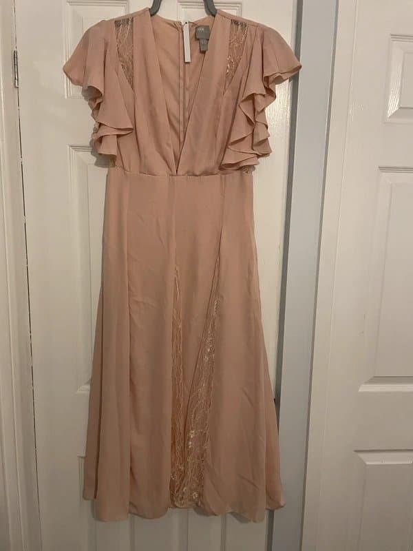 ASOS Nude Asos Midi Dress