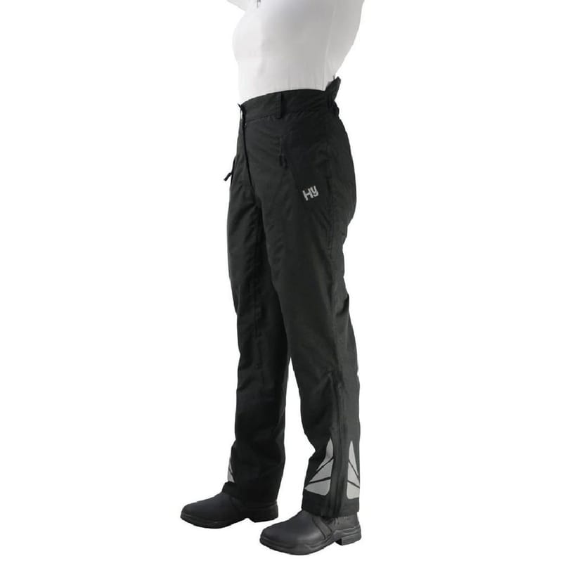HyFASHION HyFASHION Women's Waterproof Reflective Over Trousers in Black - 1