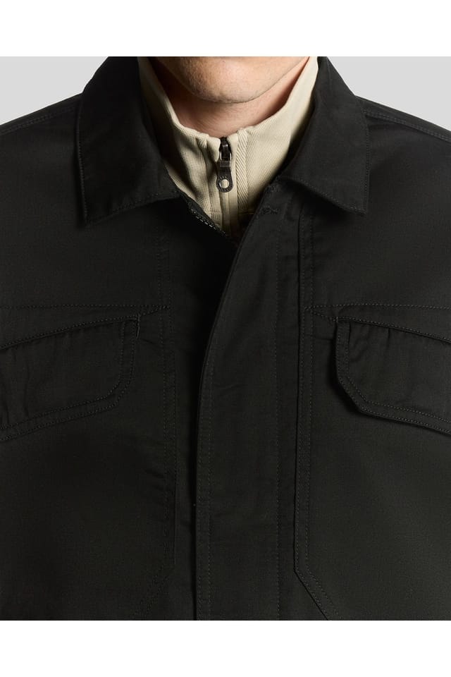 Lyle & Scott Lyle & Scott Men's Multi Pocket Overshirt Jet Black - 3