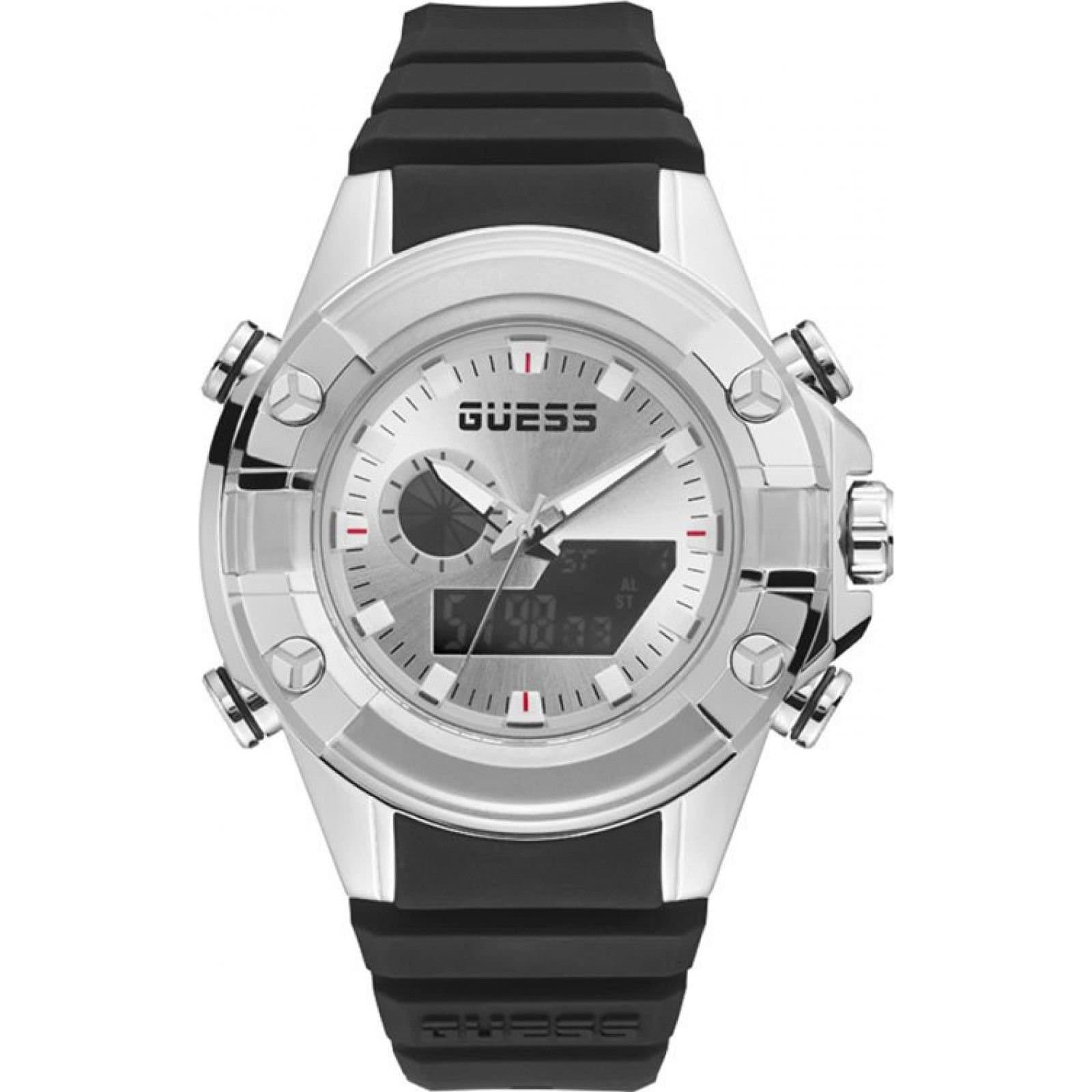 Guess Guess Men's GW0341G1 47mm Quartz Watch in Black