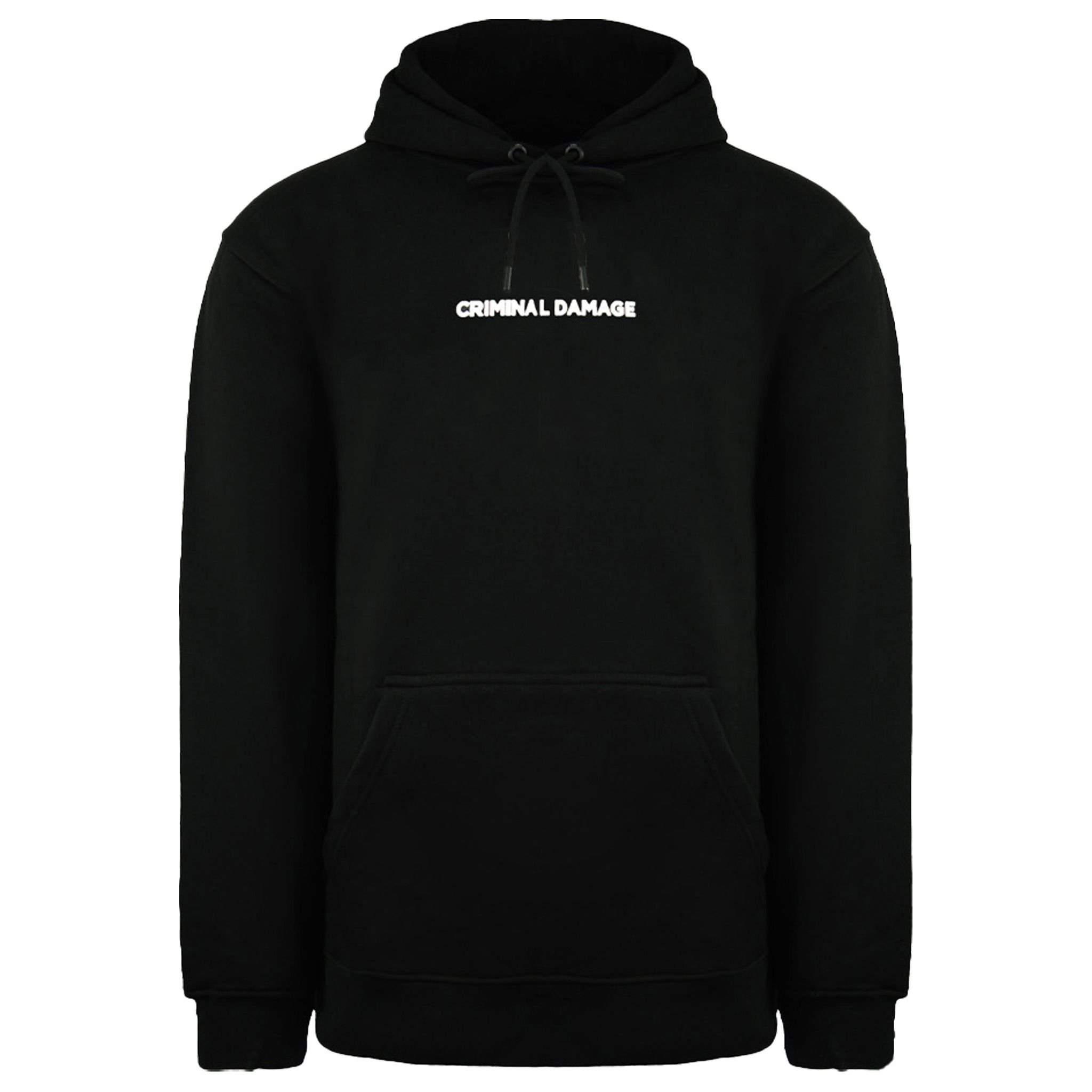 Criminal Damage Criminal Damage Men's Worldwide Black Cotton Hoodie - 1