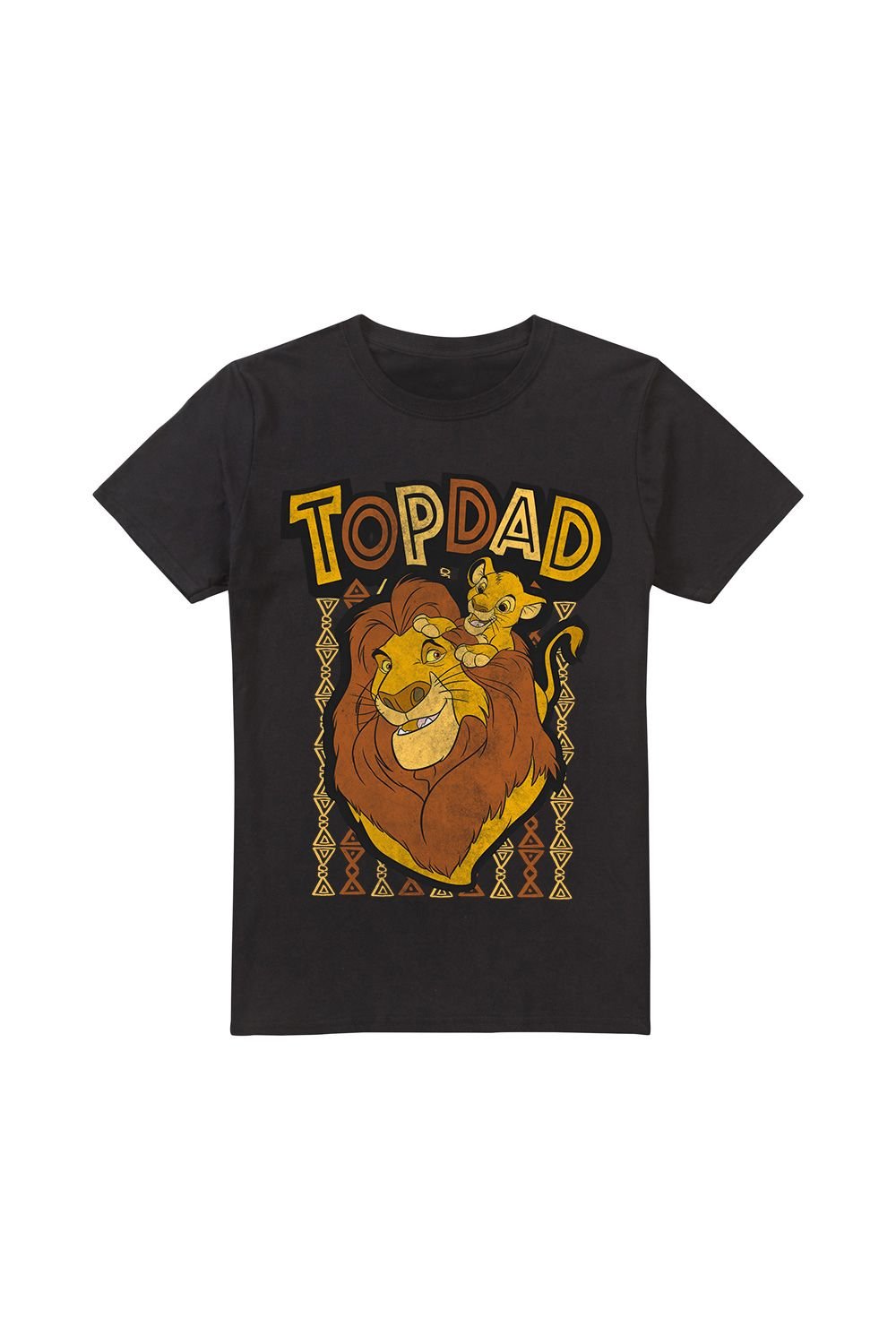Lion King Lion King Men's The Father'S Day Mufasa Top Dad T-Shirt Black - 4
