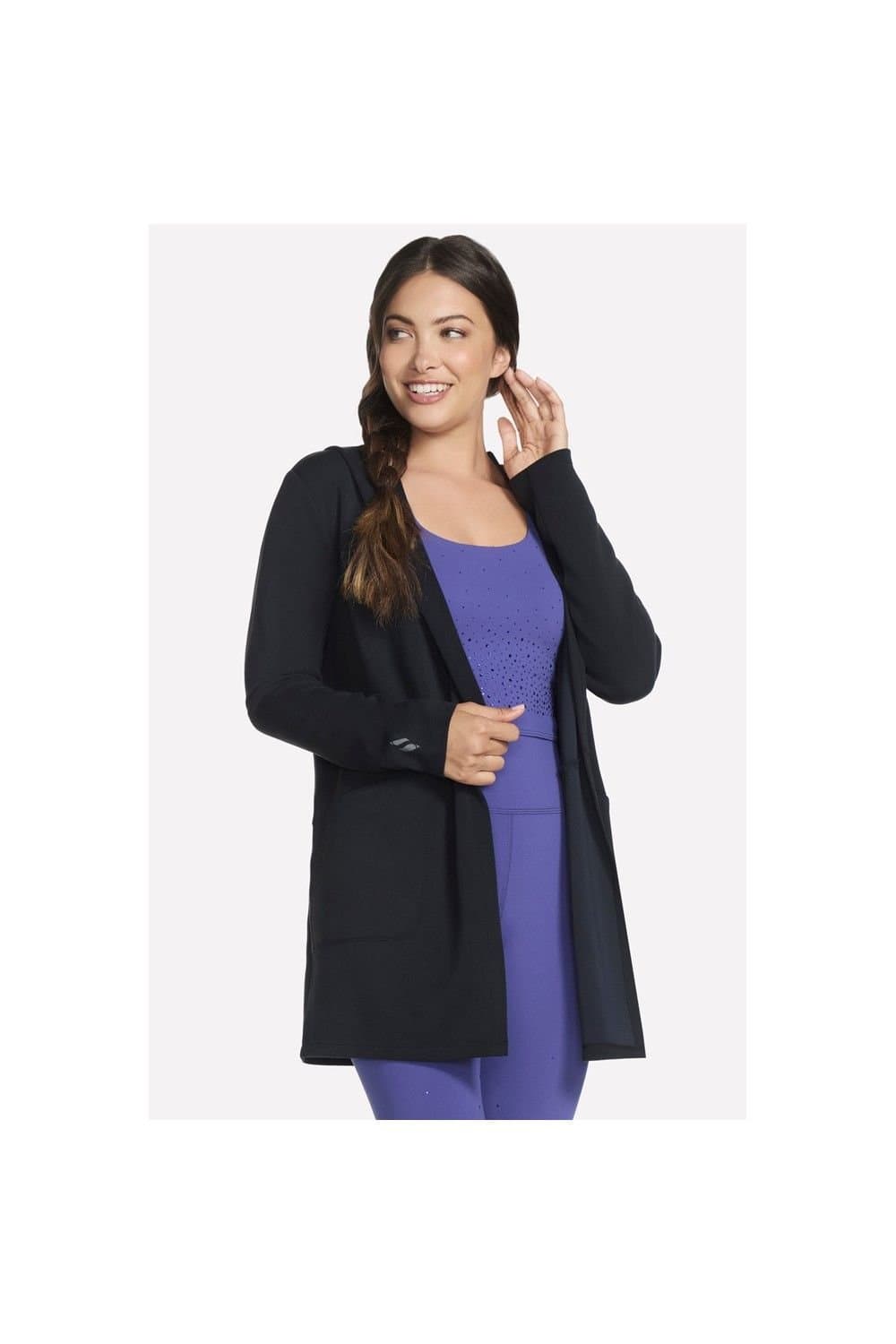 Skechers Skechers Women's SKECHLUXE Elevate Restful Hoodigan in Black
