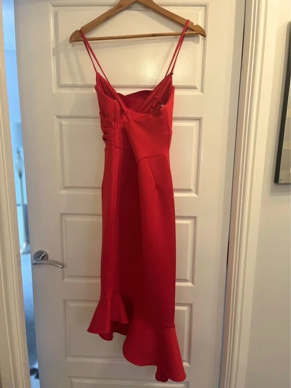 ASOS Red Sateen ASOS dress. Size 12 - 1