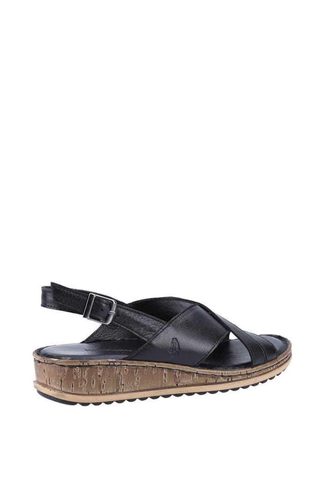 Hush Puppies Hush Puppies Women's 'Elena' Leather Sandals in Black - 2