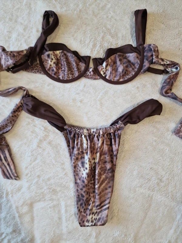 Mars The Label Leopard brown bikini
