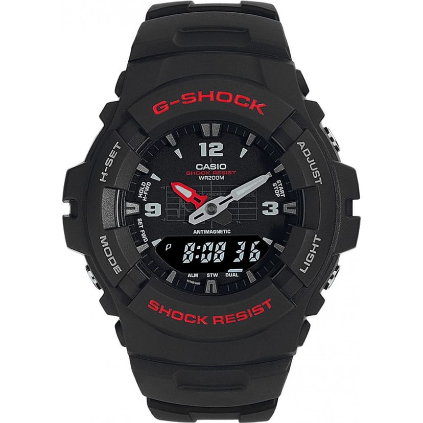 Casio Casio Men's G-100-1BVMUR G-Shock 48mm Quartz Watch in Black - 1