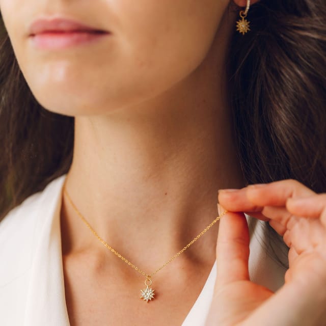 Gold Trip Gold Trip Women's Celestial Star Necklace in Gold - 3