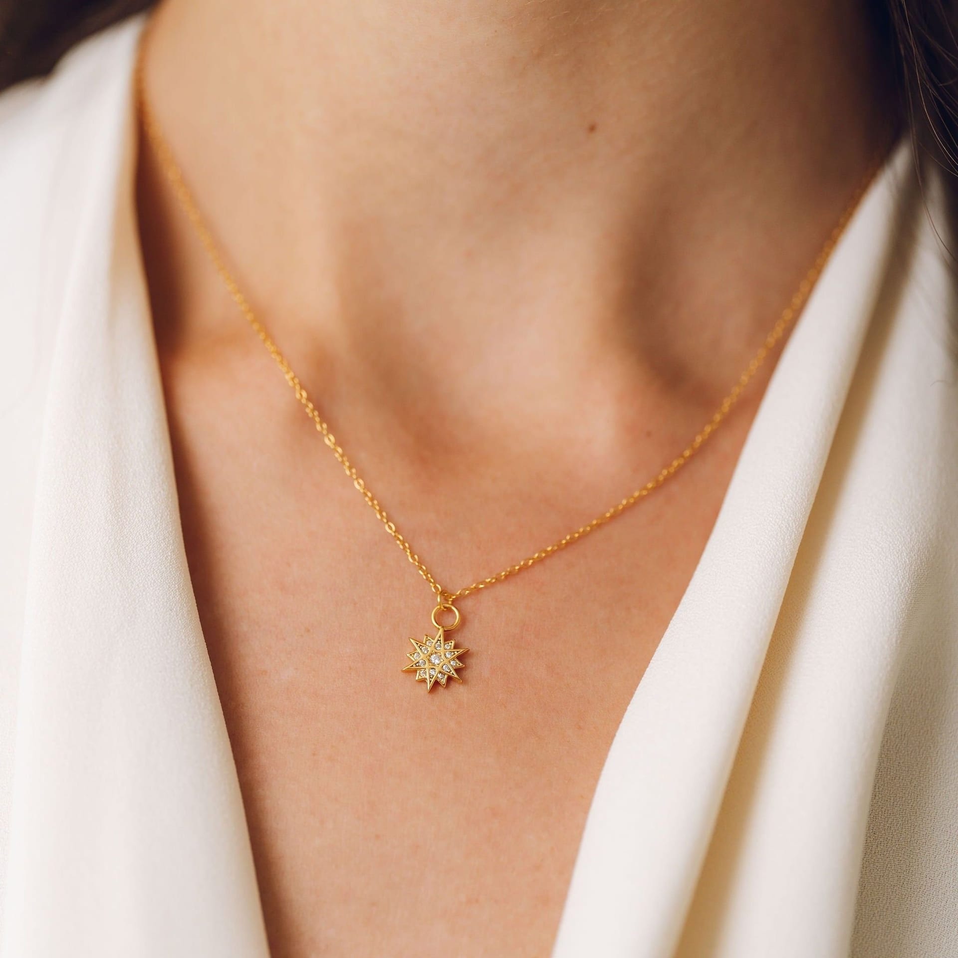 Gold Trip Gold Trip Women's Celestial Star Necklace in Gold - 4