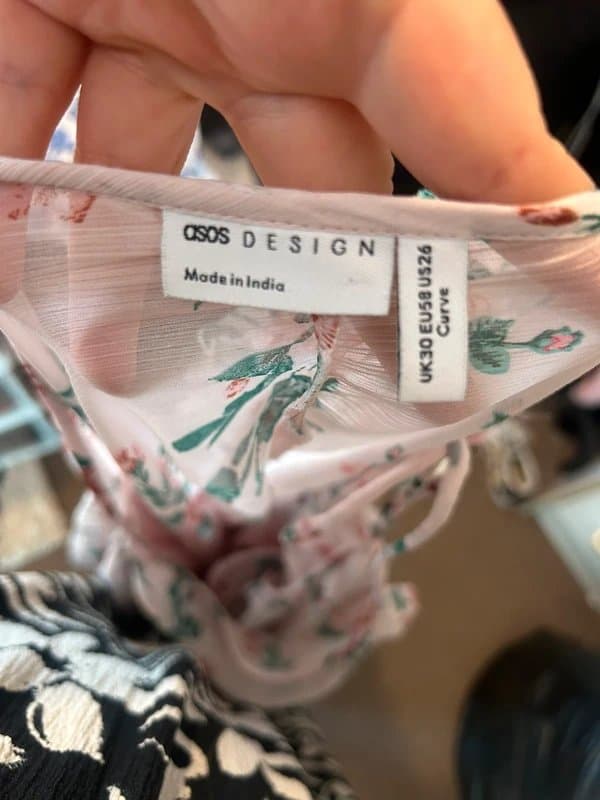 ASOS Pink floral summer dress