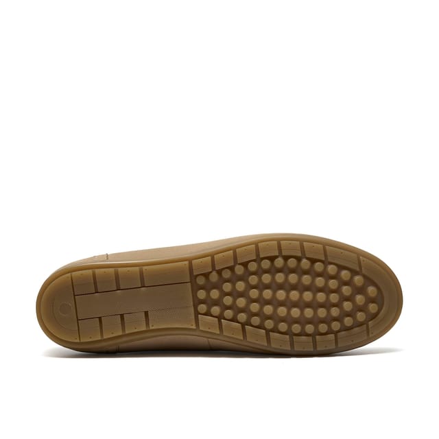Clarks Clarks Women's Elliotte Step Taupe Nubuck Loafers, Slip Ons, Moccasins in Beige - 3