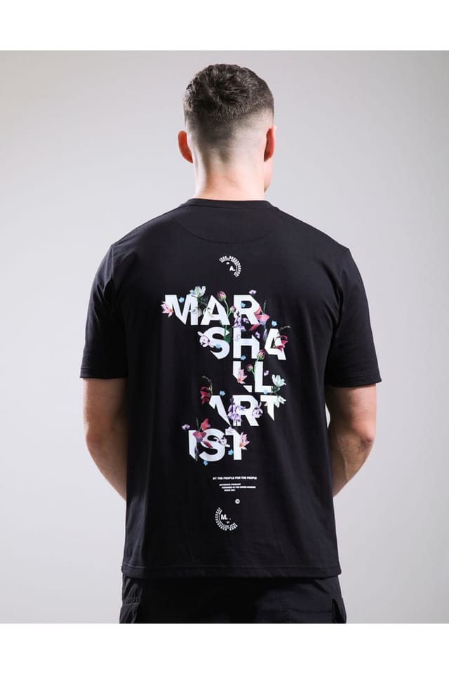 Marshall Artist Marshall Artist Men's Renaissance T-Shirt Back Print T-Shirt Black - 2