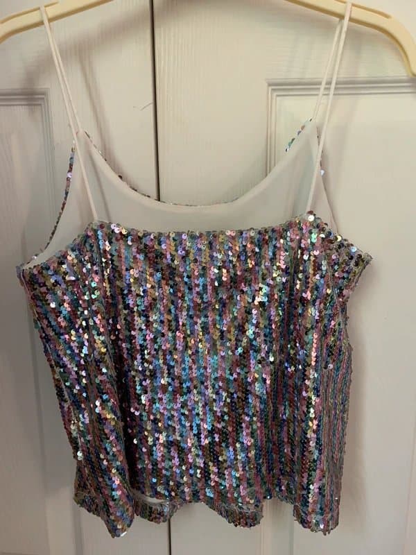 New Look Sequin mermaid top
