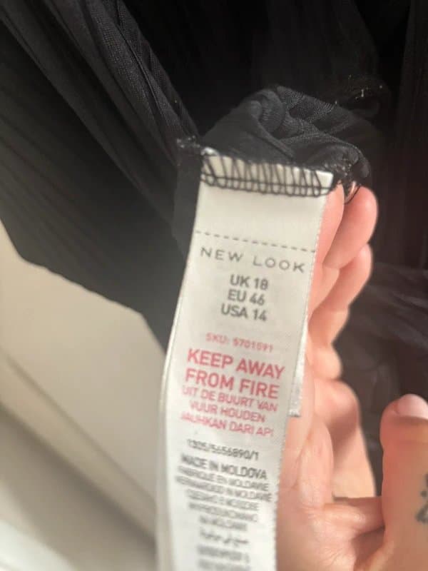 New Look Black playsuit - cropped