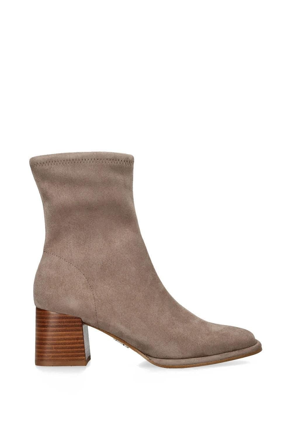 Steve Madden Steve Madden Taupe Suede Ankle Boots