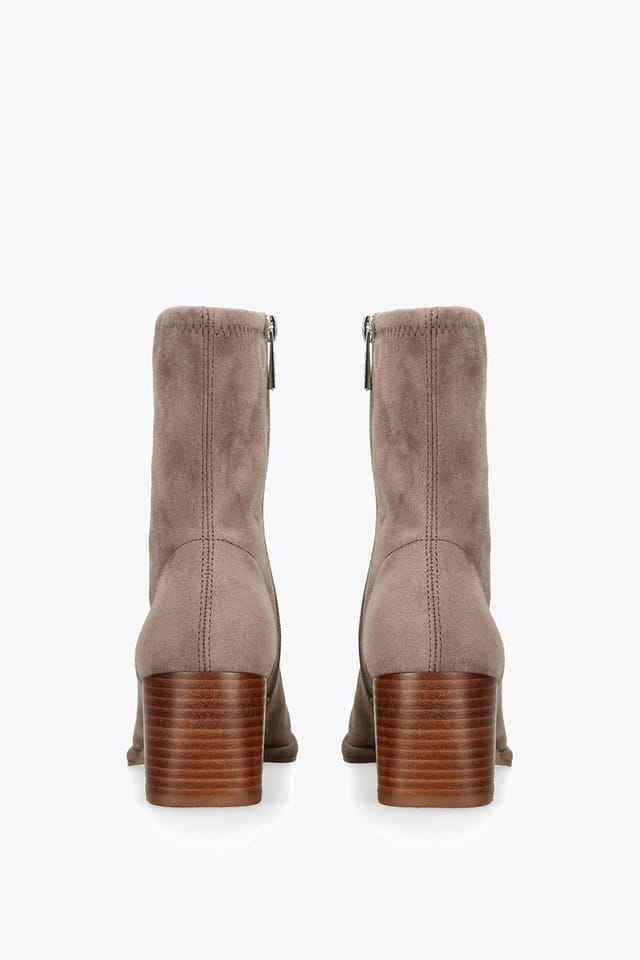 Steve Madden STEVE MADDEN Women's 'Nextstep Taupe' Suede Boots in Taupe - 3
