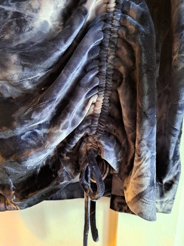 Bershka Bershka top party t-shirt tie dye size 12