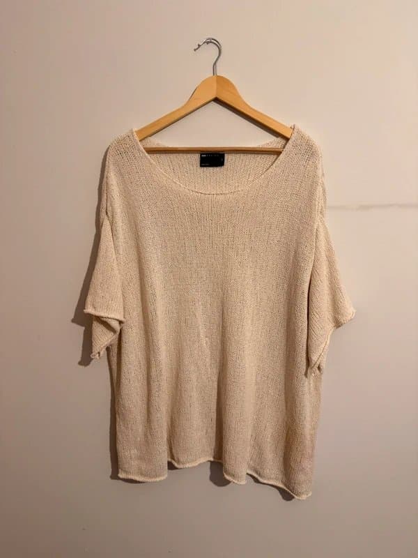 ASOS Loose knit oversized short sleeved jumper