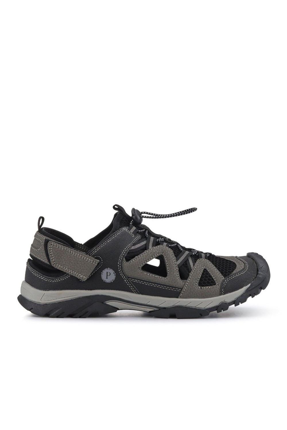 Pavers Pavers Men's Durable Walking Sandals in Grey - 2