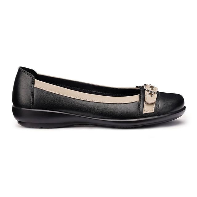 Hotter Hotter Women's 'Sparrow' Ballerinas in Black - 3
